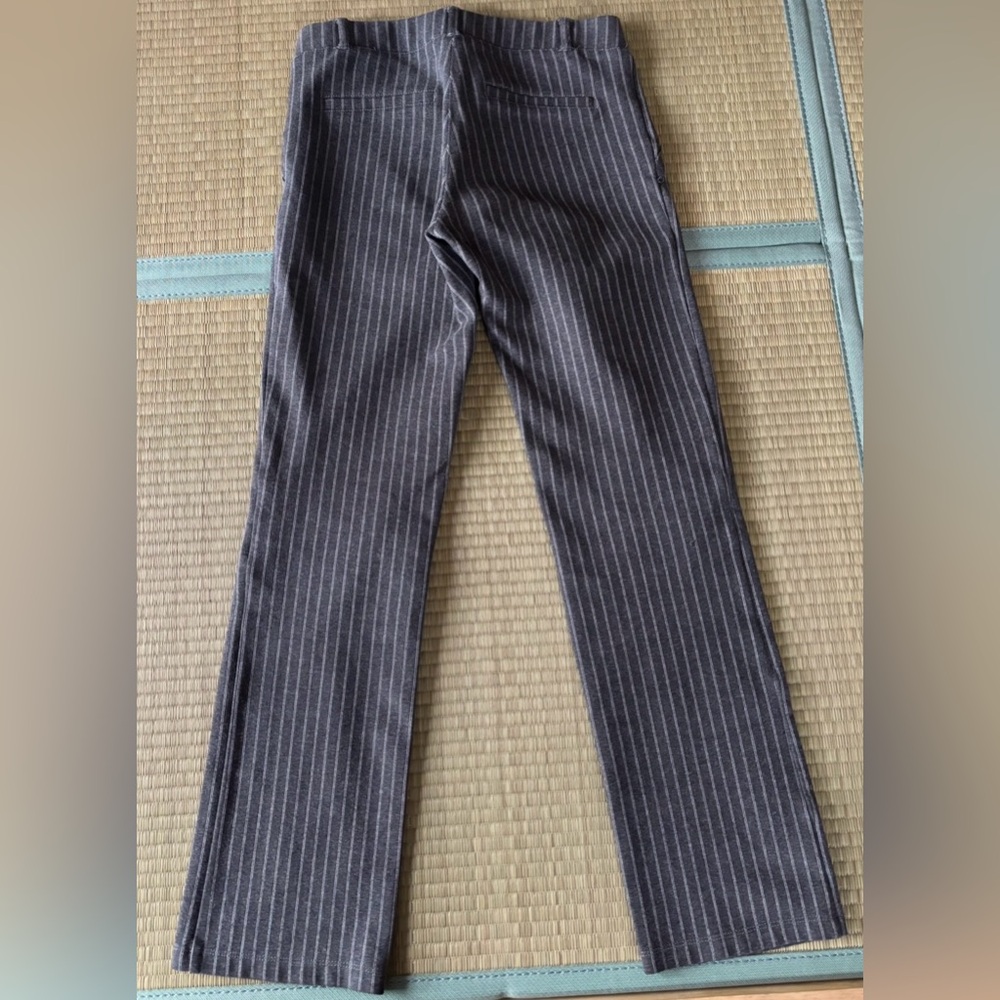 Betabrand Gray Pinstripe Pants